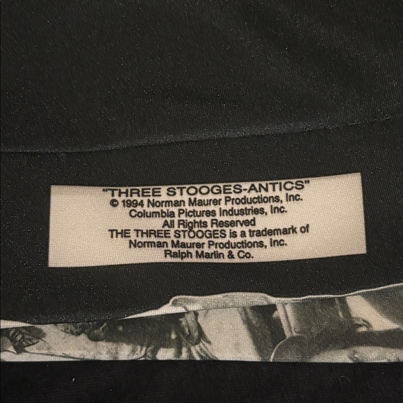 RALPH MARLIN, Three Stooges-antics black and white tie - Picture 8 of 12